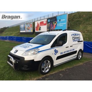 Roof Light Bar BLACK + LEDs for Citroen Berlingo 2008 - 2016