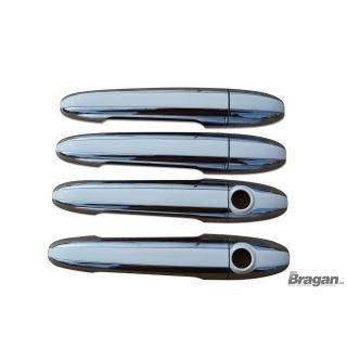 Chrome Door Handle Cover Piece Set - Type B For Mercedes Sprinter 2014 - 2018