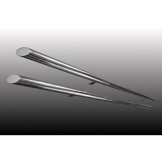 2" Chrome Stainless Steel Side Bars For Citroen Berlingo LWB 2019+