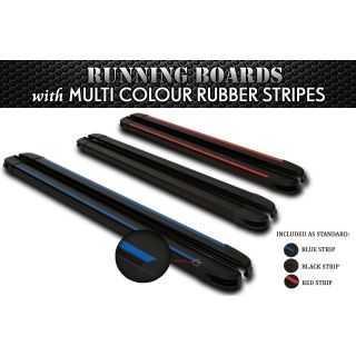 Black Running Boards MY3 For Mercedes Sprinter MWB 2018+