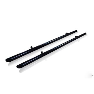 Black Stainless Steel 2" Side Bars With Down Lights For Citroen Berlingo 2019+