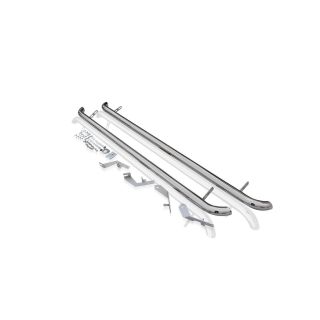 Chrome Stainless Steel Side Bars Pair For Citroen Berlingo 2019+ - CURVED Type B