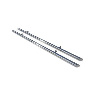 Chrome Stainless Steel 2" Side Bars With Down Lights For Citroen Berlingo 2019+