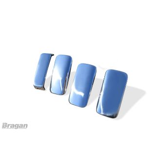 ABS Door Handle Chrome Cover 4pc Set For Ford Transit MK6 2000-2006
