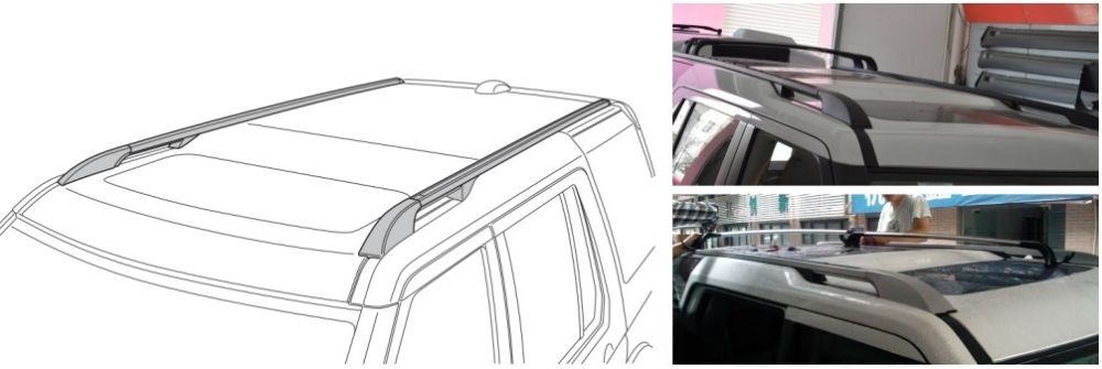 thumbnail image 2 of EU AUTOPARTS Roof Cross Bars – Land Rover Discovery 3 & 4 L319, Anti-Theft Lock, Flush Rail Fit 2 of 2