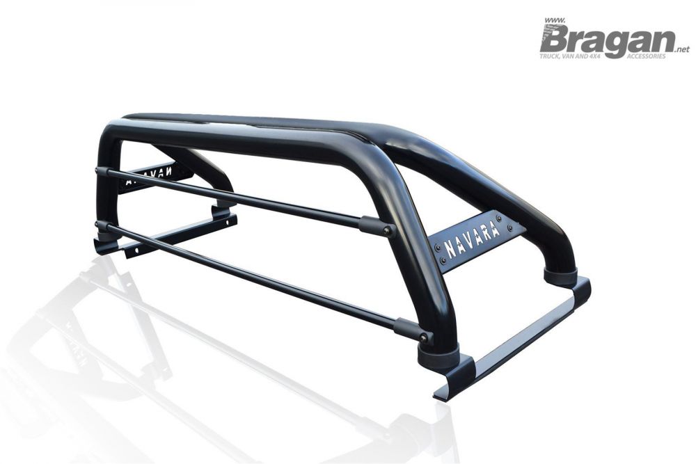 Fitting Kit Bragan BRA48125D-BLACK 4x4 Black Stainless Steel Sport Rollbar Roll Bar Brake Light LEDs 