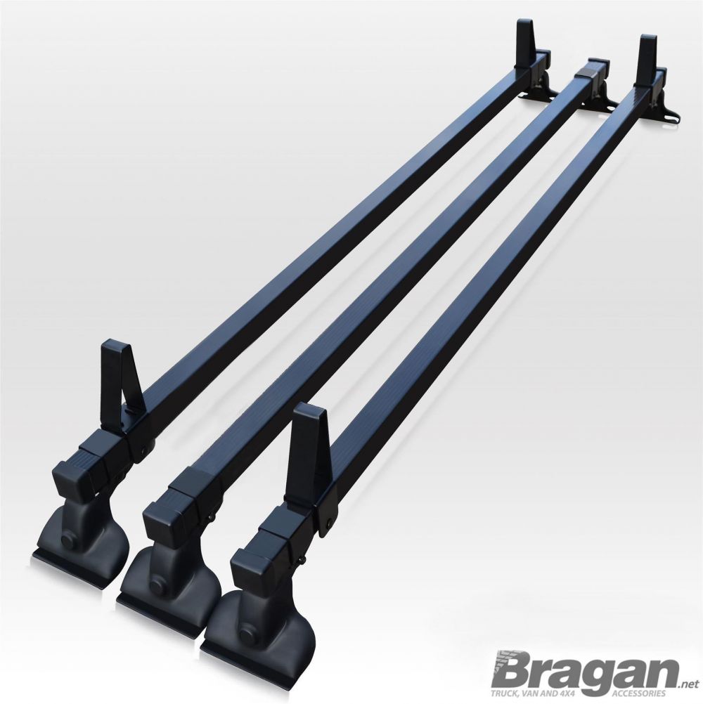 Load Stops Bragan BRA3818LS Roof Rack 3 Bars Rails 