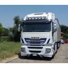 Chrome Stainless Roof Spot Light Bar + LEDs For Iveco S-Way AT Sleeper Cab
