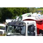 Stainless Roof Light Bar C + Spots - U Shape For Iveco S-Way AD Short Cab