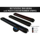 Black Aluminium Universal Running Boards For Vehicles Side Steps 2450mm Pair  