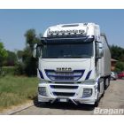 Chrome Stainless Roof Spot Light Bar + LEDs For Iveco S-Way AT Sleeper Cab