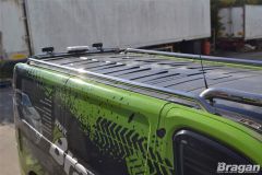 To Fit 2014+ Renault Trafic SWB STAINLESS STEEL Roof Rails