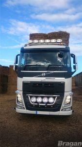 Roof Bar + LED + Spots + Clear Beacons For Volvo FH4 2013 - 2021 Low Standard Sleeper