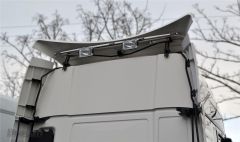 High Rear Roof Bar + LED For MAN TGX 2015-2023 Euro6 XXL, XLX Cab