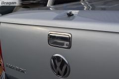 Boot Door Chrome Trims For Volkswagen VW Amarok 2016 - 2023 4x4 S/S Styling Rear Lid