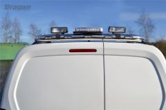 To Fit 2008 - 2016 Peugeot Partner / Tepee Rear Roof Light Bar + Beacon + LEDs