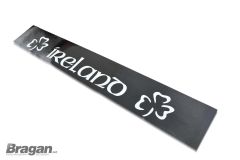 UV Rubber Print Rear Mud flaps Mudguards 240x35cm For IRELAND Trailer