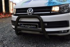 Bull Bar ABar For Volkswagen Transporter T6 2015-2022 EU EC APPROVED - BLACK