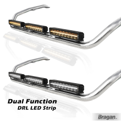 Roof Light Bar + 17" Night Blazer LED Spot Bars x3 For International LT Series Tapered
