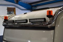 To Fit 09+ Scania P G R 6 Series Topline Roof Light Bar + Slim LEDs +  LED Spot