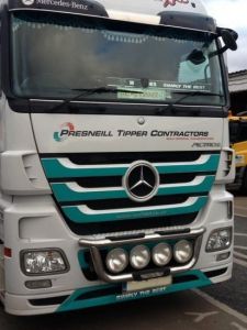 To Fit Mercedes Actros MP3 Grill Light Bar A + Spots + Step Pads