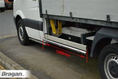 Side Bars + Amber LEDs For 2014 - 2017 Volkswagen Crafter SWB Chassis Cab