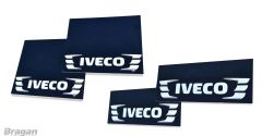4 Piece Set UV Rubber Iveco Front and Rear Mud Flaps