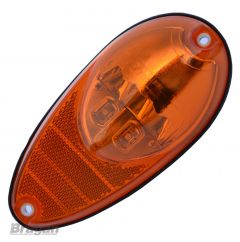 12 / 24v Amber LED Indicator Signal Light