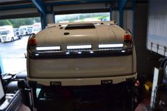 To Fit 2012+ Mercedes Actros MP4 Stream Space Cab Roof Light Bar + Slim LEDs + LED Spot Bars