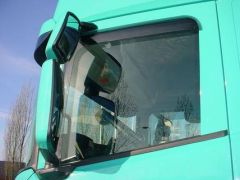 To Fit New Generation 2017+ Scania R & S Smoked Window Deflectors - Adhesive