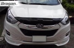 To Fit 2010 - 2015 Hyundai IX35 Smoked Acrylic Hood Bonnet Guard Shield