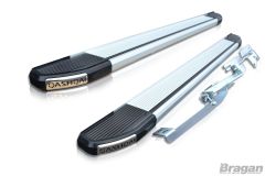 To Fit 2007 - 2014 Nissan Qashqai Running Boards - Silver