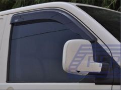 To Fit 2012 - 2019 Opel / Vauxhall Combo D Smoked Window Deflectors - Adhesive