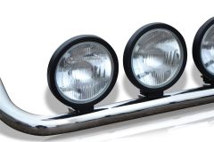 To Fit MAN TGA LX Cab Roof Light Bar Style B + Round Spot Lamps