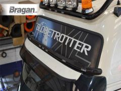 Visor Light Bar + LEDs For Volvo FH4 Globetrotter 2013+ Truck Front - B - BLACK