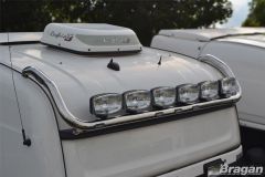 To Fit Scania P G R Series Pre 2009 Topline Roof Light Bar + Spots + Slim LEDs