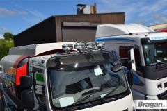 Roof Light Bar Style C + Oval Spots + LED For Iveco Eurocargo 