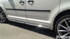 To Fit 2012+ Mercedes Citan / Traveliner SWB Side Bars + White LEDs