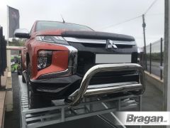 Low Bull Bar - EU EC APPROVED For Mitsubishi L200 Triton Strada 2019+