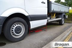 Step Bars BLACK For 2014 - 2017 Volkswagen Crafter SWB Chassis Cab