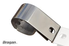 1x Steel Spot Light Bracket 63mm For Bull Bar Nudge Truck Light Bar Clamp B