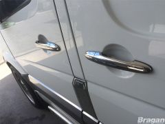 To Fit 2006 - 2014 Volkswagen Crafter Chrome Door Handle Cover Set