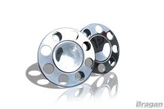 19.5" Universal Stainless Steel Front Outer Wheel Trims Covers