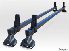 To Fit 1995 - 2007 Fiat Scudo Roof Rack Bars - 2 Bar System + Load Stops
