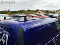 Roof Rack Bars For Vauxhall / Opel Vivaro C 2019+ BLACK