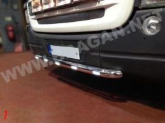 Bumper Bar + LEDs For Scania 4 Series Polished Stainless Steel Accessories