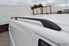 Roof Rails Black For VW Transporter T6 Caravelle 2015-2022 SWB
