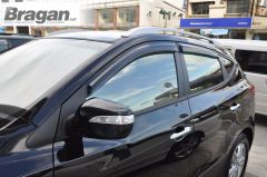 To Fit  2010 - 2015 Hyundai IX35 Smoked Tinted  Window Deflectors - Adhesive