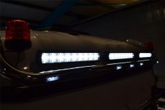 Roof Bar + LED Spot Light Bars - TYPE C For DAF XF 105 Super Space Cab 