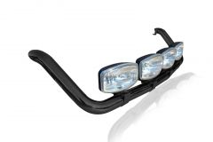 Black Roof Bar + LEDs For Vauxhall Opel Movano 2010 - 2021 Medium High